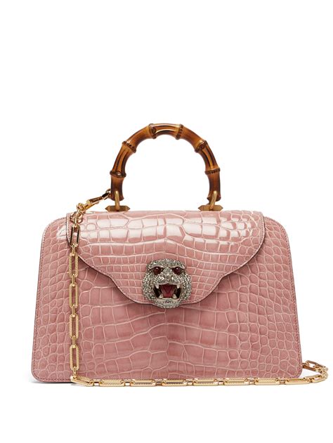 pink gucci bamboo handle bag|original Gucci bamboo bag.